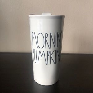 Rae Dunn MORNIN’ PUMPKIN Travel Mug